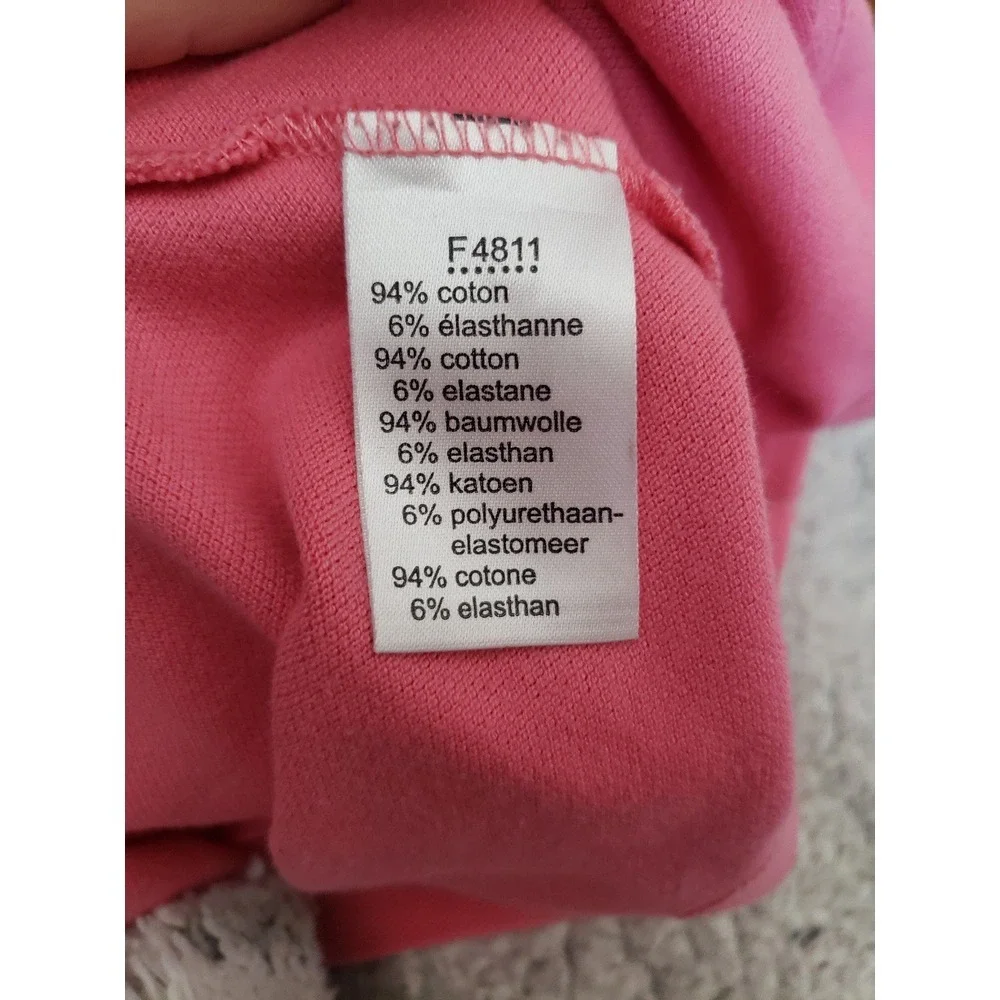 Lacoste Pink‎ Cotton Tee